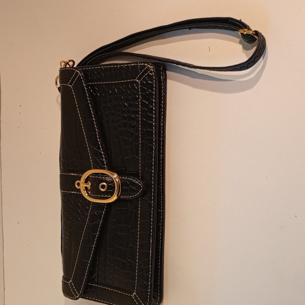 GIANI BERNINI Leather Crossbody Purse With Detachable Handles - Picture 6 of 6